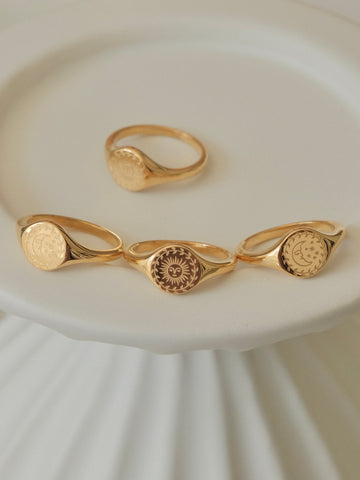 Solar Embrace Rings