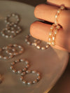 Echo Pearl Rings