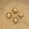 Hazelnut Halo Earrings