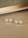 Pearl Earrings - Classic White