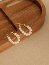 Pearl C Earrings