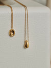 Teardrop & Oval Necklace