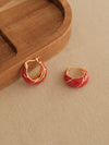 Red Velvet Earrings