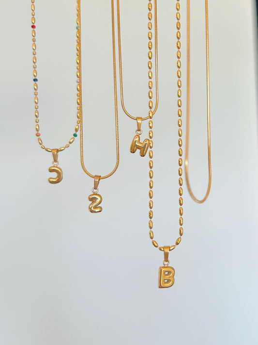 Initial Letter Necklace