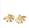 Half Kiku Flower Earrings